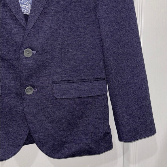 Ralph Lauren boy's navy blazer with a paisley lining 2 button size 10 regular - Picture 2 of 8